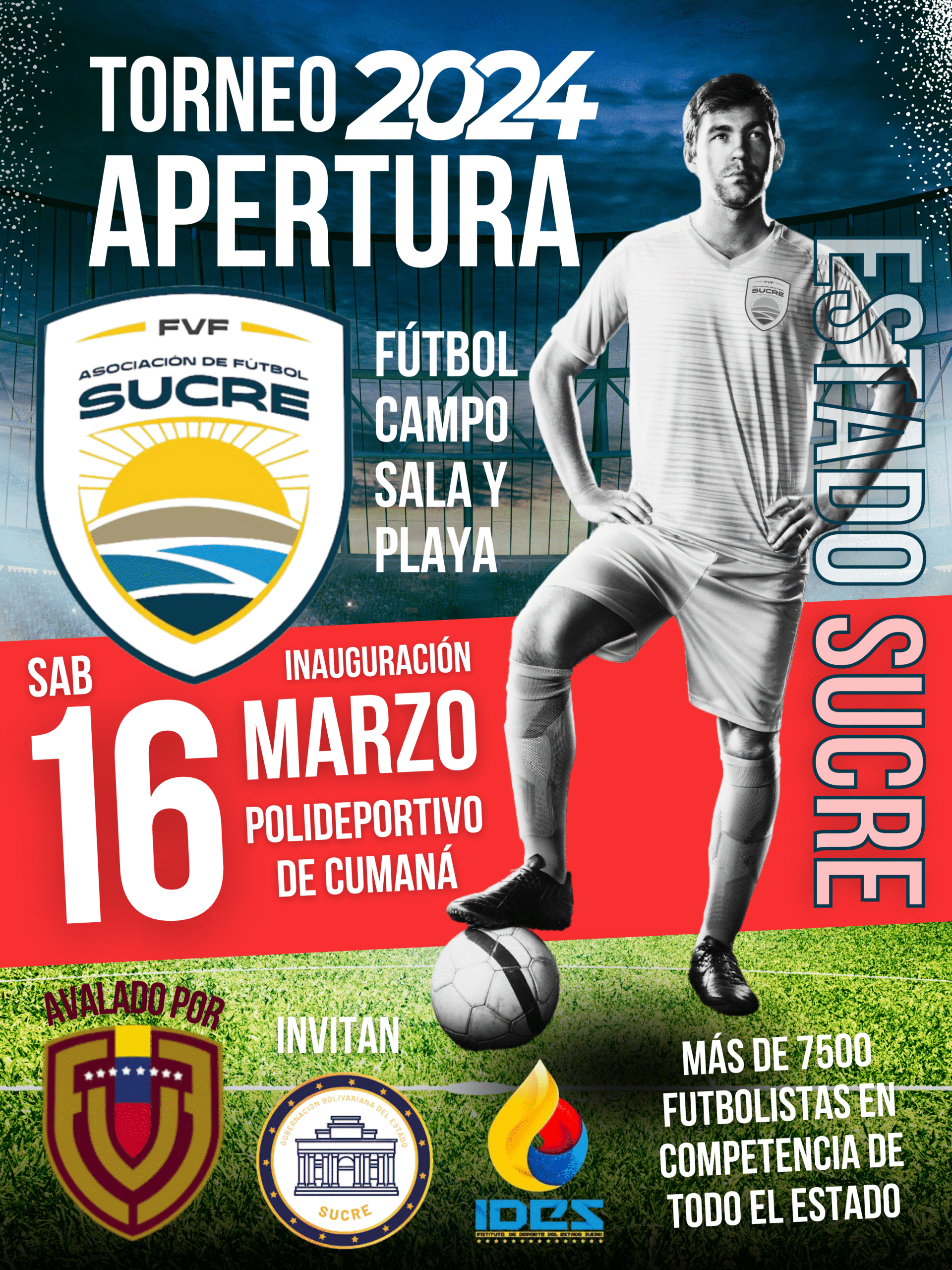 Cartel Inauguración Torneo Apertura 2024